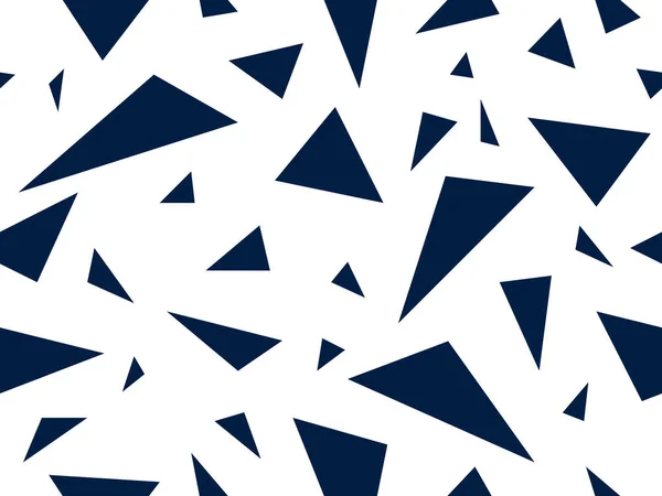 Треугольники Бесшовный Фон Грязный Хаотичный Векторный Рисунок Рисунок Частиц Обоев — стоковый вектор