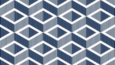 Kusursuz küp vektör arkaplanı, tekrar eden fayans deseni, 3D mimari ve inşaat, geometrik tasarım.