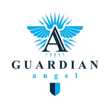 Kutsal Ruh grafik vektör logo kullanılmak üzere eğitim ve dini kuruluşlar.