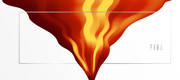 Dégradé Couleur Volcan Forme Fluide Vecteur Abstrait Fond Dynamique Dimension — Image vectorielle