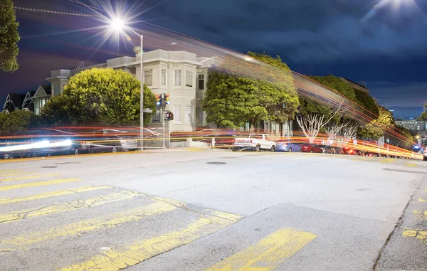 San Francisco Streets at night — Stock Photo, Image