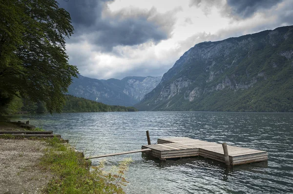 Озера Бохінь Словенії — стокове фото