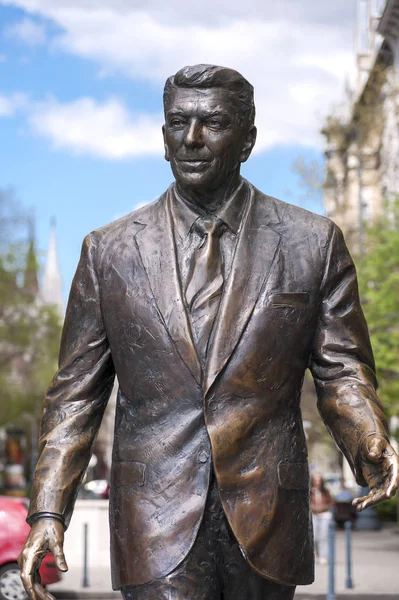 Statue des ehemaligen US-Präsidenten Ronald Reagan — Stockfoto