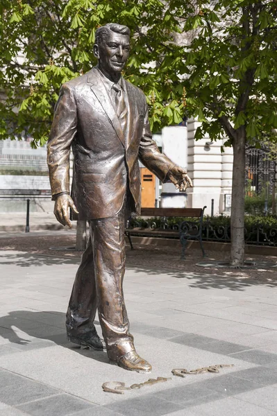 Statue of the former U.S. President Ronald Reagan — Stock Photo, Image