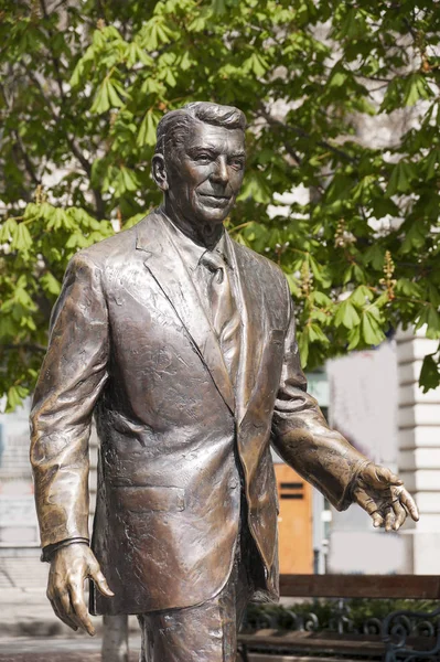 Statue des ehemaligen US-Präsidenten Ronald Reagan — Stockfoto