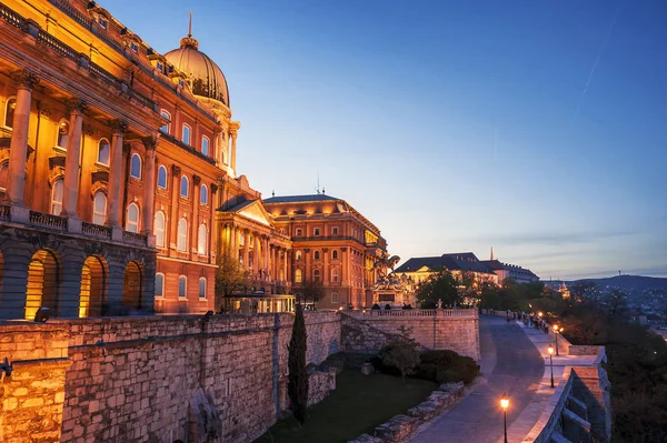 Budapest Palais du Parlement Coucher de soleil — Photo