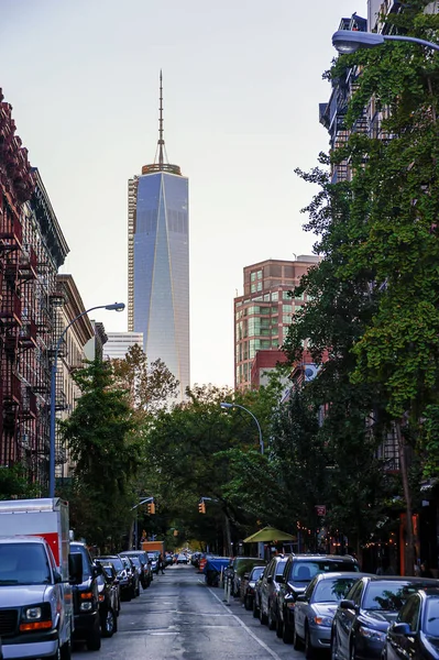 World trade center tornet en — Stockfoto