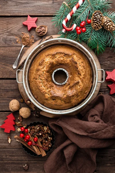 Christmas bakelse, tårta — Stockfoto