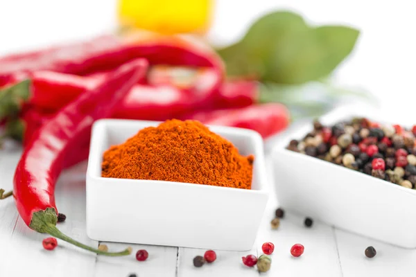 Gemalen chili peper — Stockfoto
