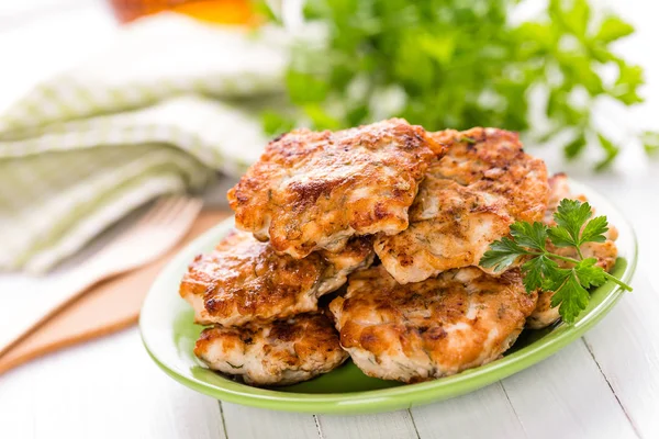 Fresh meat cutlets — Stock Photo, Image