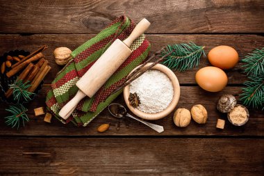 Noel mutfak arka plan