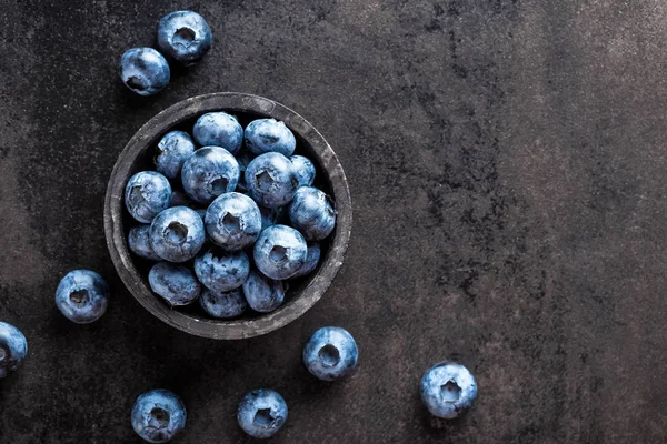 Fresh blueberry, top view — Stock Photo, Image