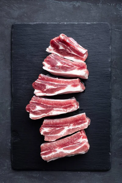 Raw pork ribs — Stock Photo, Image