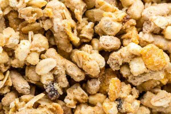 Granola background isolated closeup — Stock Photo, Image