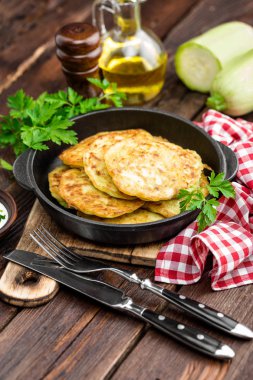 Kabak börek, sebze krep