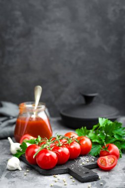 domates ve domates sosu