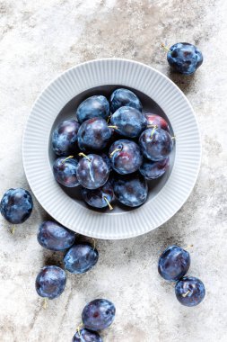 Erik üzerinde plaka Üstten Görünüm