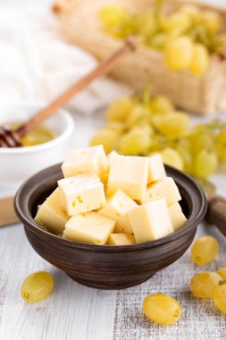 Peynir ve üzüm portre