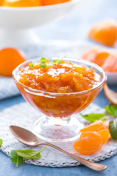 Délicieuse Confiture Orange Mandarine Confiture Mandarine Marmelade — Photo