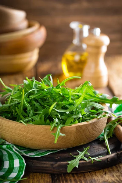 Ruccola Blad Färsk Rucola — Stockfoto