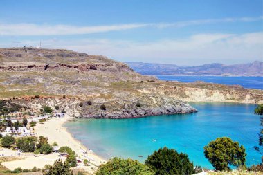 Rhodes - Lindos harika manzarasına