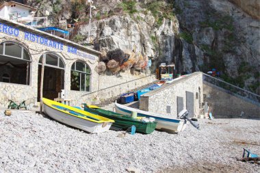 Amalfi 'nin muhteşem manzarası 