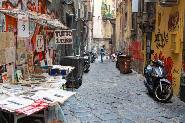 Oude Stad Van Napoli — Stockfoto