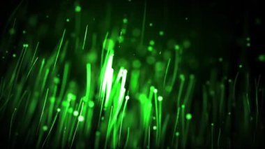 Yeşil bir arka plan üzerinde büyüyen satırları