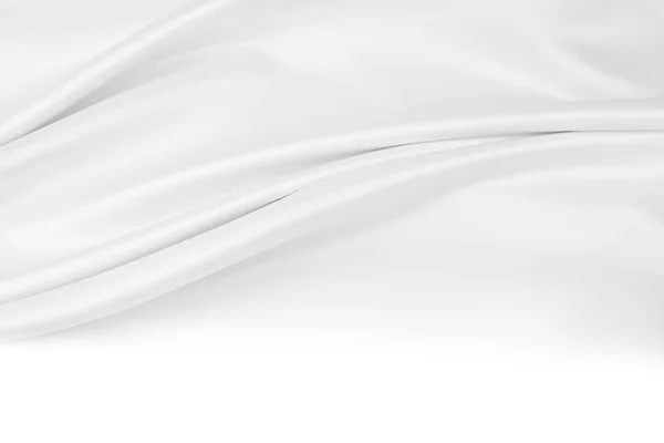 White silk fabric — Stock Photo, Image