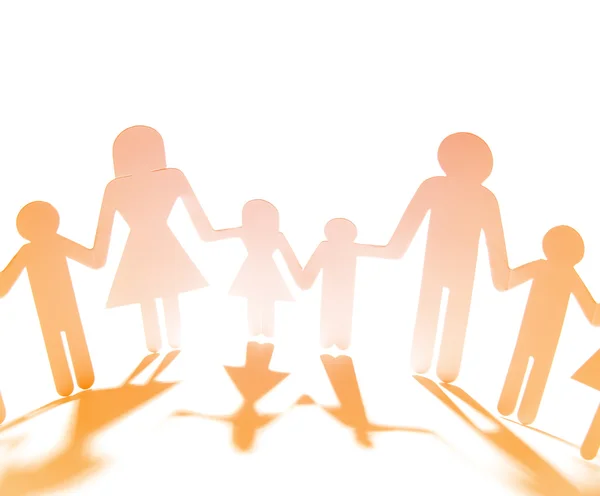 Family holding hands — Stock Photo, Image