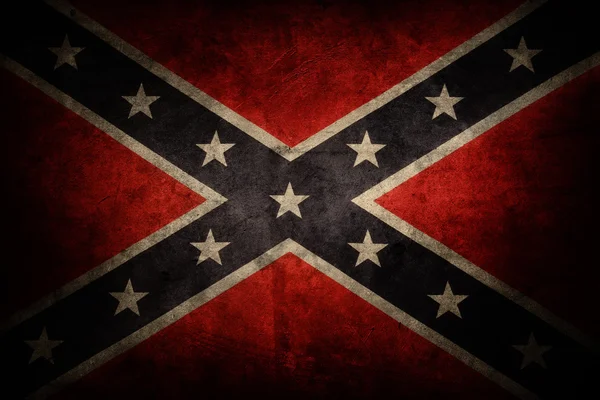 Grunge Confederate flag — Stock Photo, Image