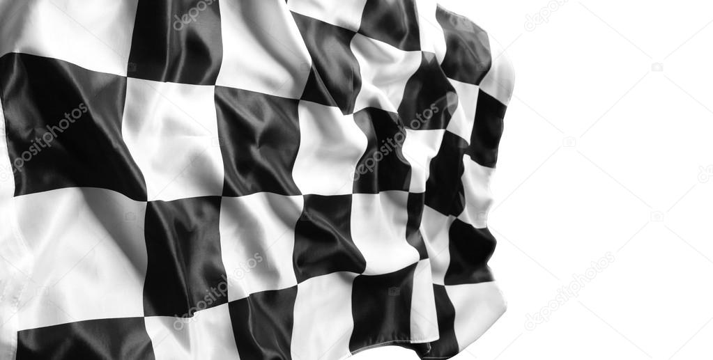 Checkered racing flag