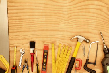 Tools on wood