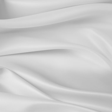 Beyaz ipek kumaş