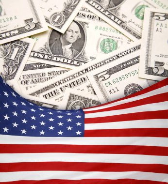 ABD bayrağı ve nakit