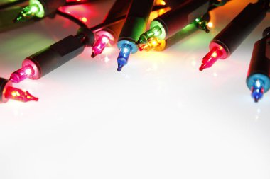 Noel ışıkları parlayan