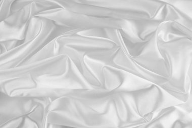 Beyaz ipek kumaş