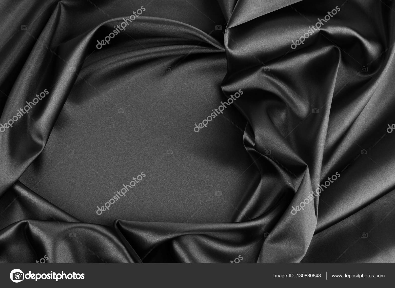 clot black silk