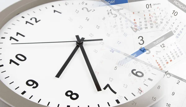 Relógio e calendários — Fotografia de Stock