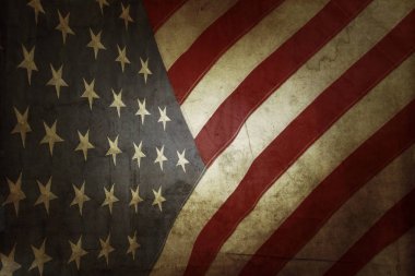 Grunge Amerikan bayrağı