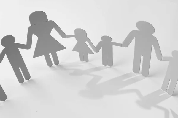 Familjen håller hand — Stockfoto