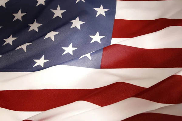 Рябь флага США — стоковое фото