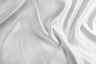 Beyaz ipek kumaş