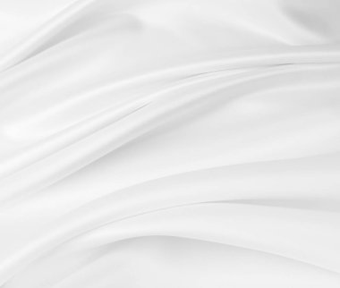Beyaz ipek kumaş