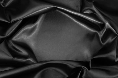 siyah ipek kumaş