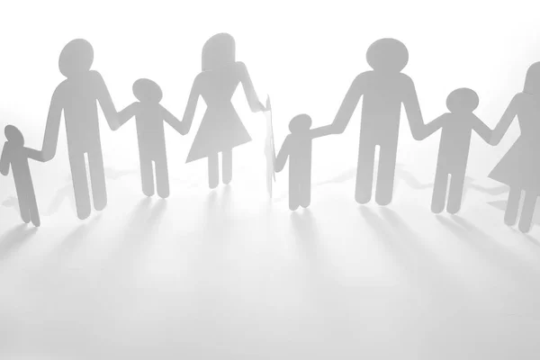 Family holding hands — Stock Photo, Image