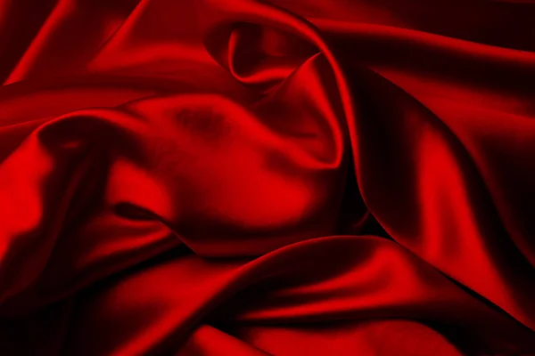 붉은 실크 직물 — 스톡 사진