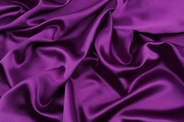 Purple silk fabric — Stock Photo, Image