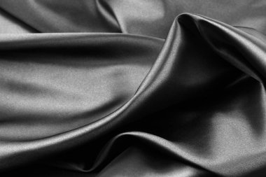 siyah ipek kumaş