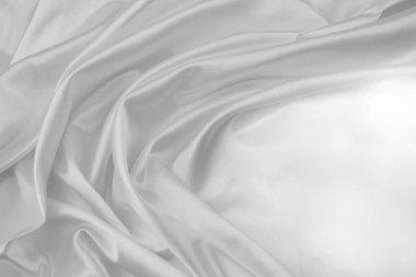 Beyaz ipek kumaş